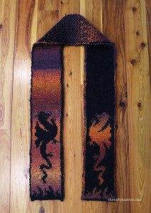 Fire Dragon Scarf