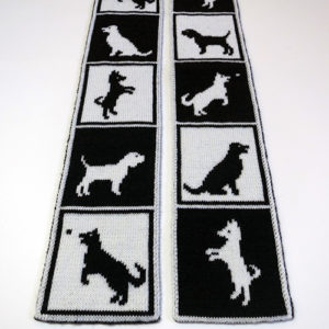 Dogs in Boxes Scarf