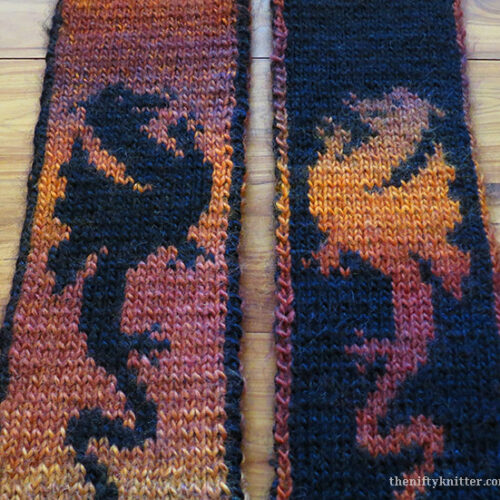 Fire Dragon Scarf