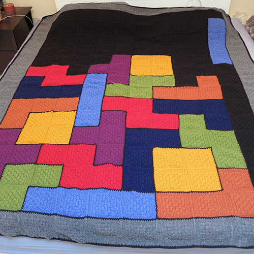 Five Years in the Making – The Tetris Afghan Pattern