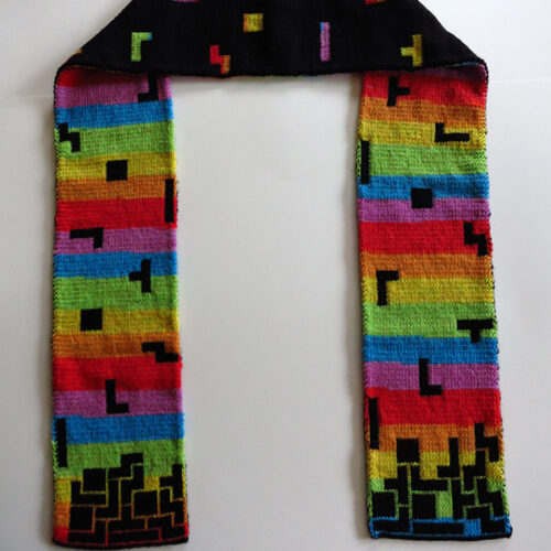 Tetris Prism Scarf