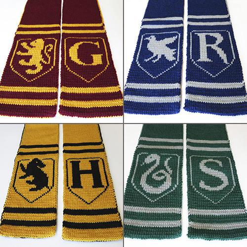 Hogwarts Spirit Scarf Patterns