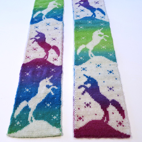 Magic Unicorn Scarf Pattern