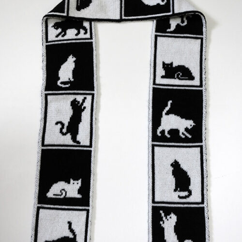 Cats in Boxes Scarf