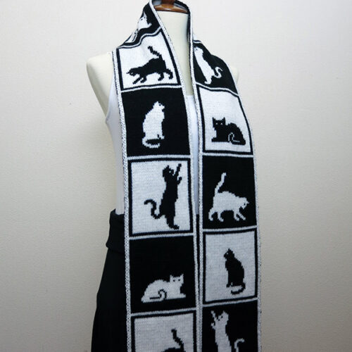 Cats in Boxes Scarf