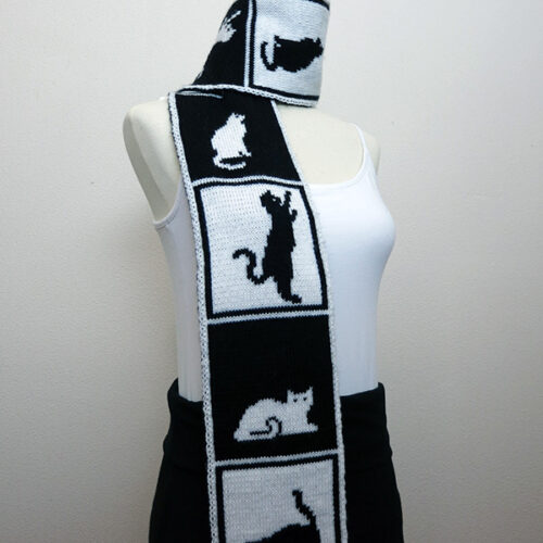 Cats in Boxes Scarf