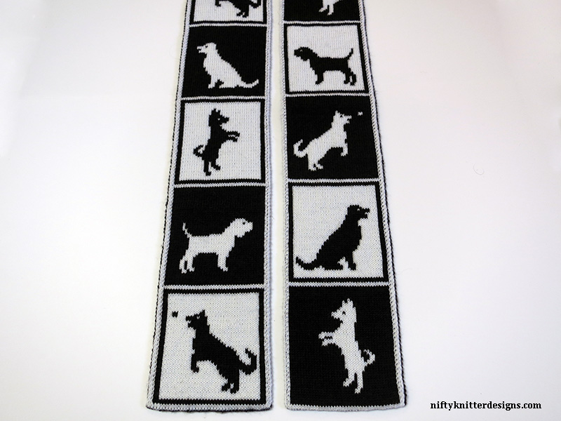 Dogs in Boxes Scarf