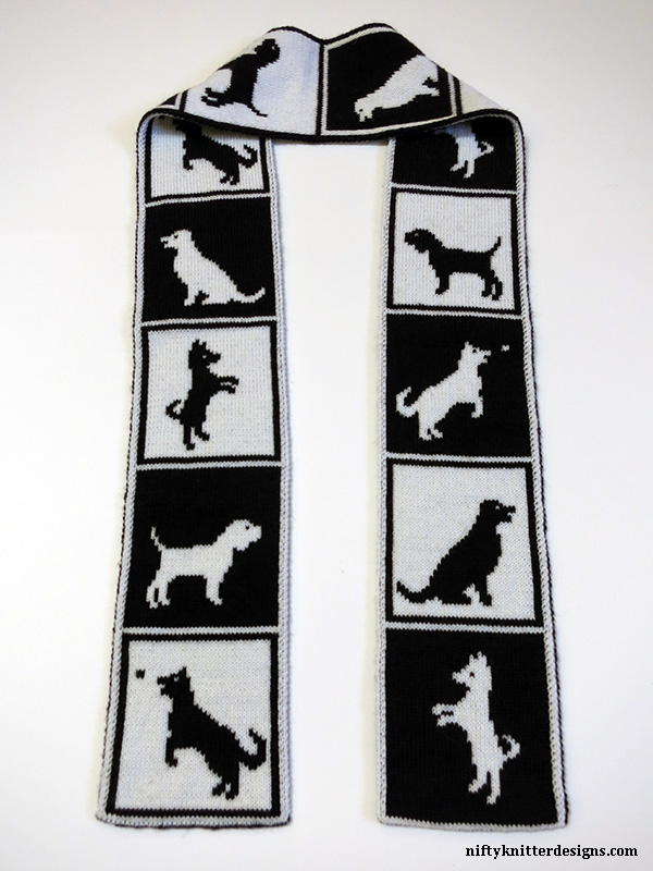 Dogs in Boxes Scarf