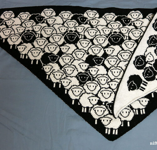 Counting Sheep Shawl