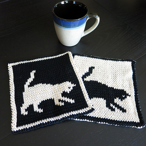 Free Cat Playtime Potholder Pattern