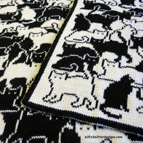 Herding Cats Blanket – Nifty Knitter Designs