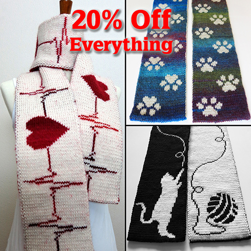 20% Off All Patterns on Ravelry – February Sale!