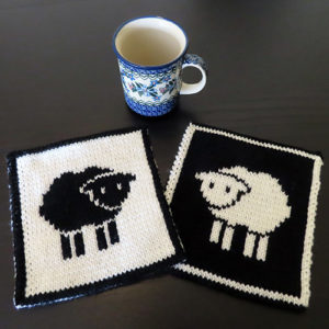 Counting Sheep Potholder