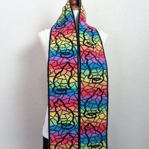 Glass Cat Scarf