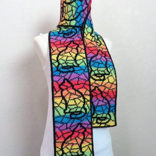 Glass Cat Scarf