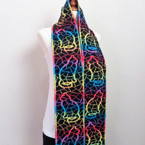 Glass Cat Scarf