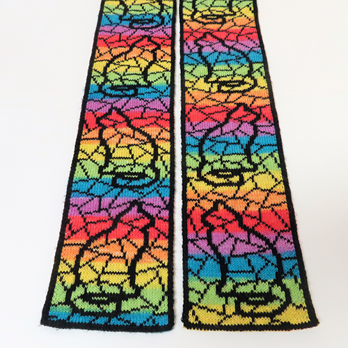 20% Off New Glass Cat Scarf Pattern