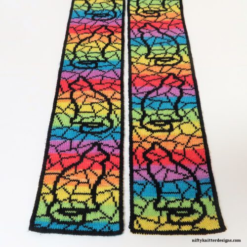 Glass Cat Scarf