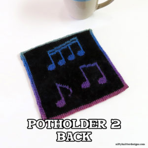 Musical Potholder 2 Back