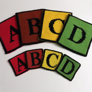 Alphabet Coasters/Potholders