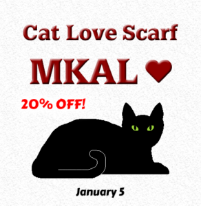 Cat Love Scarf MKAL