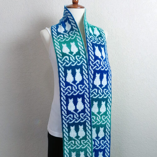 Celtic Cat Scarf