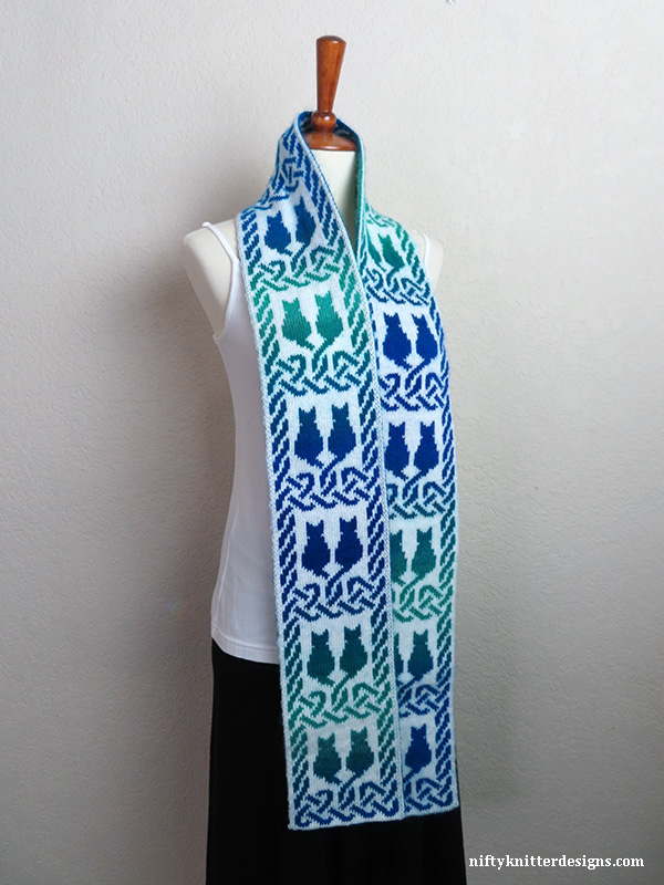 Celtic Cat Scarf