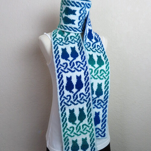 Celtic Cat Scarf