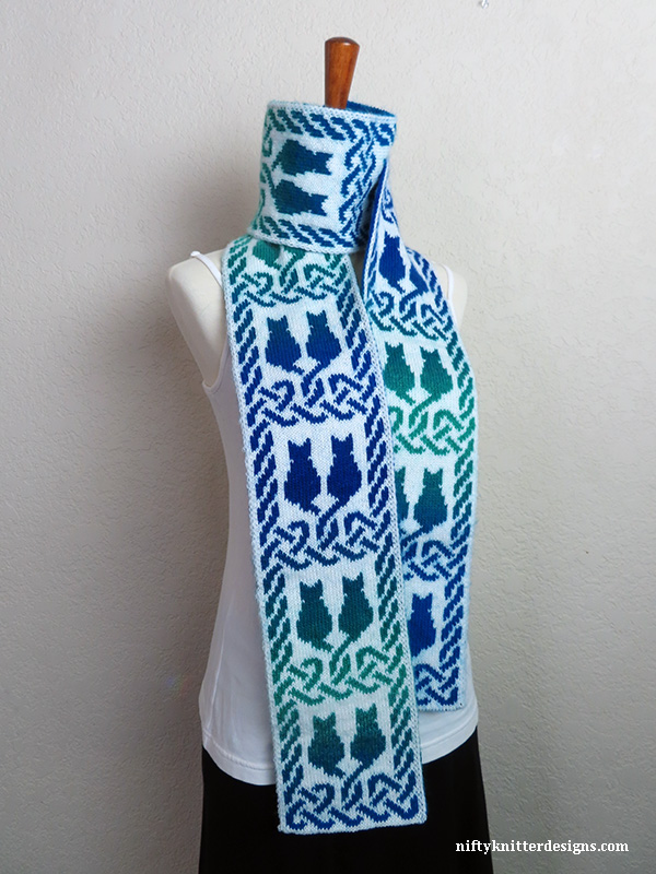 Celtic Cat Scarf