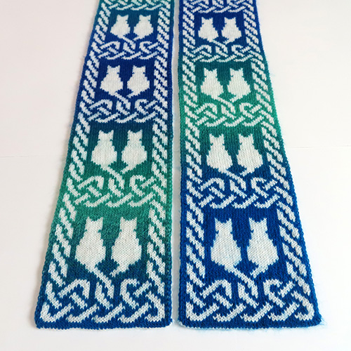 20% Off New Celtic Cat Scarf