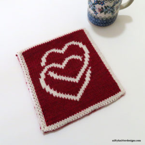 Double Hearts Potholder