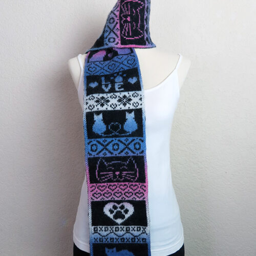 Cat Love Scarf