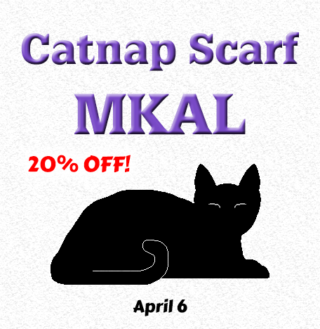 Mystery Knit a Long – Catnap Scarf! (20% off, starts April 6)