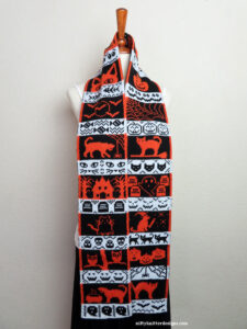 A Purrfect Scare Halloween Scarf