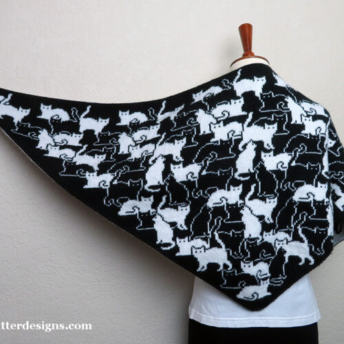 Herding Cats Shawl