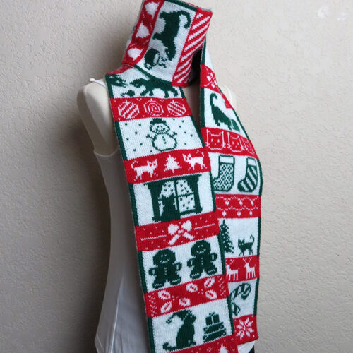 Meowy Christmas Scarf