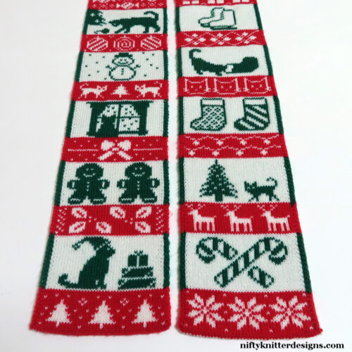 Meowy Christmas Scarf