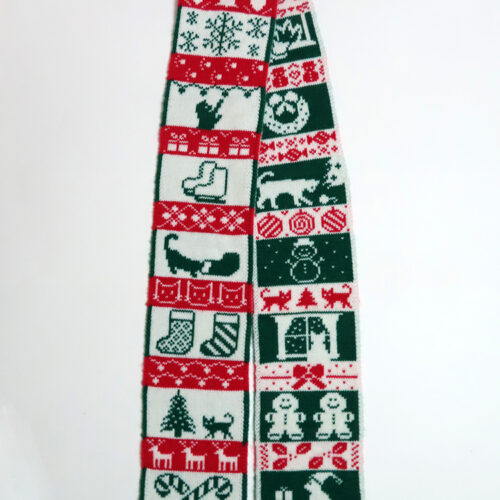 Meowy Christmas Scarf