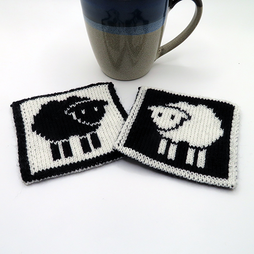 New Free Counting Sheep Coaster Pattern!