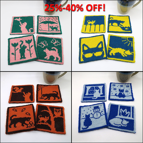 25%-40% off New Cat Season Coasters