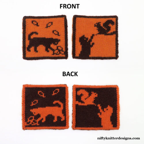 Cats in Fall Coasters
