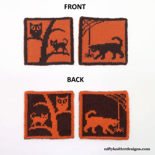 Cats in Fall Coasters