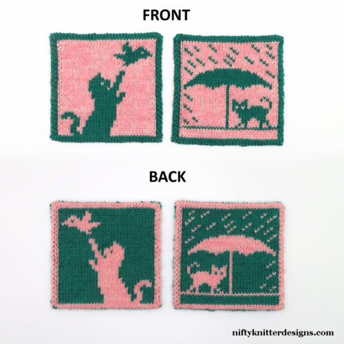 Cats in Spring Coasters