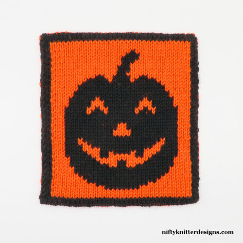 Halloween Pumpkin Potholder