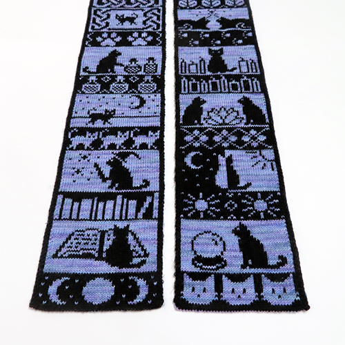 Mystic Cats Scarf Pattern Released!