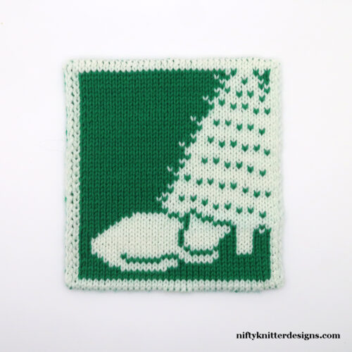 Christmas Cat Potholder