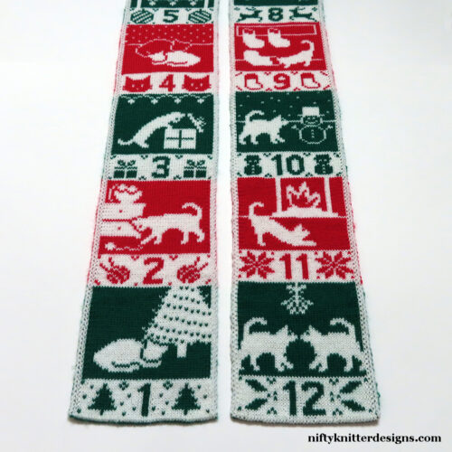 IMG_4002a_web 12 Cats of Christmas Scarf