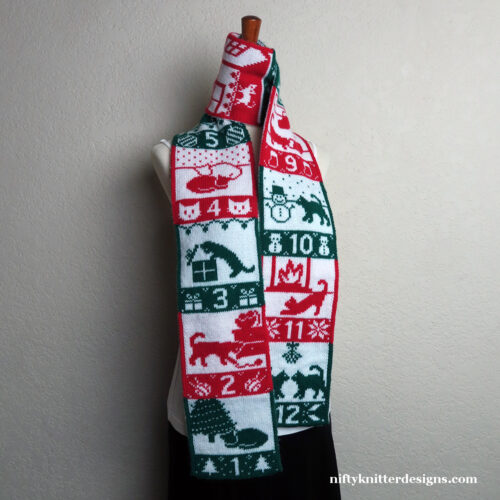 IMG_4013a_web 12 Cats of Christmas Scarf