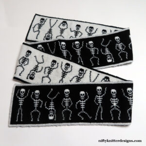 Spooky Scary Skeleton Scarf