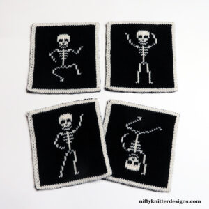 Spooky Scary Skeleton Potholders